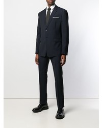 Темно-синий костюм от Prada