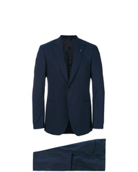 Темно-синий костюм от Lardini