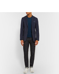 Темно-синий костюм от Burberry