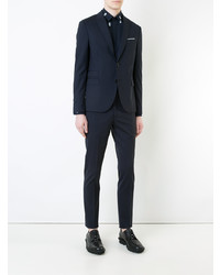 Темно-синий костюм от Neil Barrett