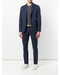 Темно-синий костюм от Eleventy