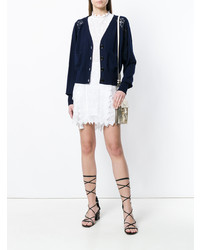 Женский темно-синий кружевной кардиган от Chloé