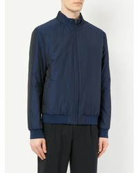 Мужской темно-синий легкий бомбер от D'urban