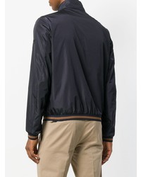 Мужской темно-синий легкий бомбер от Fay