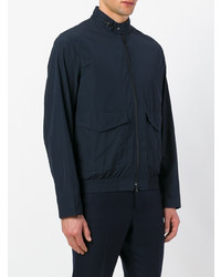 Мужской темно-синий легкий бомбер от Fay