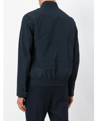 Мужской темно-синий легкий бомбер от Fay