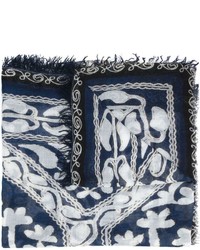 Женский темно-синий легкий шарф от Figue