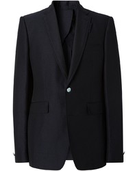 Мужской темно-синий льняной пиджак от Burberry