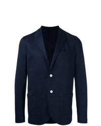 Мужской темно-синий льняной пиджак от Harris Wharf London