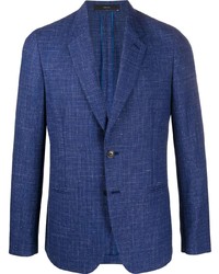 Мужской темно-синий льняной пиджак от Paul Smith