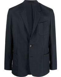 Мужской темно-синий льняной пиджак от Paul Smith