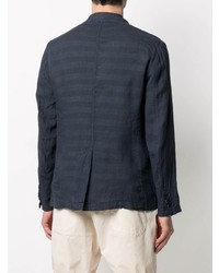 Мужской темно-синий льняной пиджак от Barena