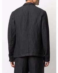 Мужской темно-синий льняной пиджак от Transit