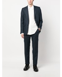 Мужской темно-синий льняной пиджак от Sandro