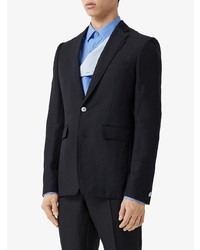 Мужской темно-синий льняной пиджак от Burberry