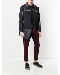 Мужской темно-синий мужской клатч от Jimmy Choo