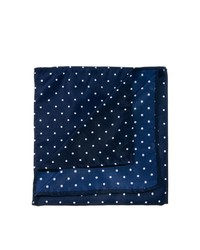 Темно-синий нагрудный платок в горошек от Asos