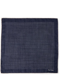 Темно-синий нагрудный платок в горошек от Paul Smith