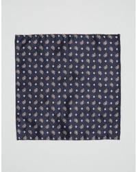Темно-синий нагрудный платок с "огурцами" от Reclaimed Vintage