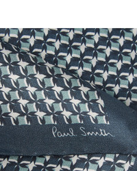 Темно-синий нагрудный платок с принтом от Paul Smith