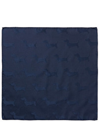 Темно-синий нагрудный платок от Thom Browne
