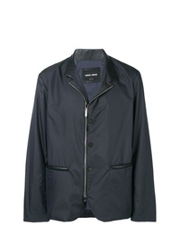Мужской темно-синий нейлоновый пиджак от Giorgio Armani