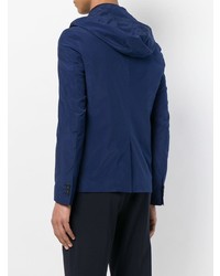 Мужской темно-синий нейлоновый пиджак от Prada