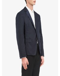 Мужской темно-синий нейлоновый пиджак от Prada