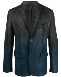 Мужской темно-синий омбре пиджак от Avant Toi
