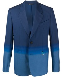 Мужской темно-синий омбре пиджак от Givenchy