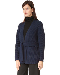 Женский темно-синий открытый кардиган от Acne Studios