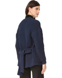 Женский темно-синий открытый кардиган от Acne Studios