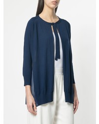 Женский темно-синий открытый кардиган от Sottomettimi