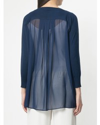 Женский темно-синий открытый кардиган от Sottomettimi