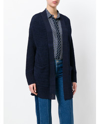 Женский темно-синий открытый кардиган от Roberto Cavalli