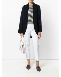 Женский темно-синий открытый кардиган от Michel Klein