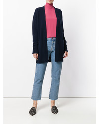 Женский темно-синий открытый кардиган от Theory