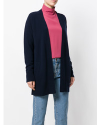 Женский темно-синий открытый кардиган от Theory