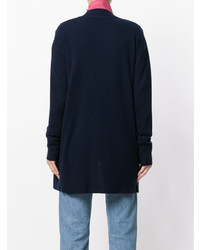 Женский темно-синий открытый кардиган от Theory