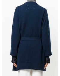 Женский темно-синий открытый кардиган от Maison Margiela