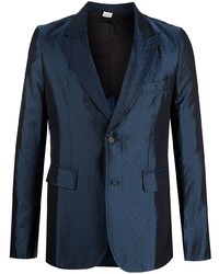 Мужской темно-синий пиджак в горошек от Comme Des Garcons SHIRT