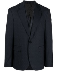 Мужской темно-синий пиджак в горошек от Karl Lagerfeld