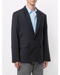 Мужской темно-синий пиджак в клетку от Isabel Marant