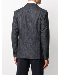 Мужской темно-синий пиджак в клетку от Tagliatore