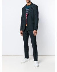 Мужской темно-синий пиджак в клетку от PS Paul Smith