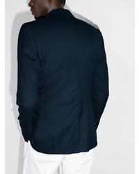 Мужской темно-синий пиджак с вышивкой от Dolce & Gabbana