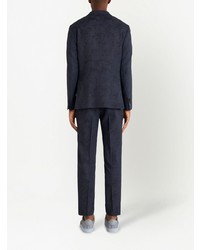 Мужской темно-синий пиджак с "огурцами" от Etro