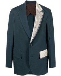 Мужской темно-синий пиджак с пайетками от Kolor