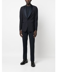 Мужской темно-синий пиджак с принтом от Paul Smith