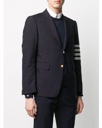 Мужской темно-синий пиджак от Thom Browne